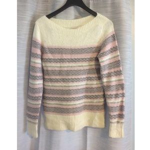 NWT Ann Taylor Loft Beige Knit Sweater XS